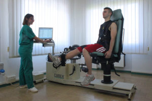 Esercizio isocinetico di ginocchio operato al Legamento Crociato Anteriore